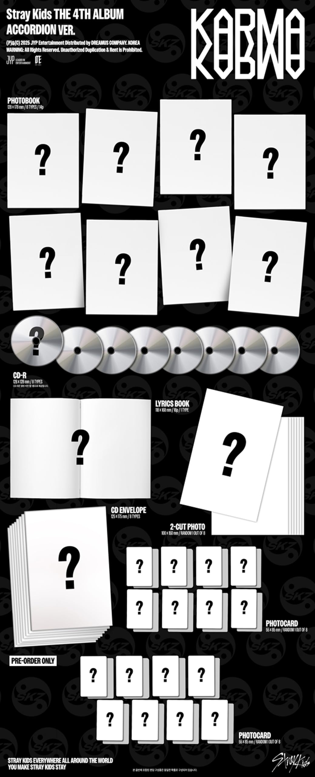 Amazon.com: Stray Kids KARMA 4th Full Album (ACCORDION - HYUNJIN